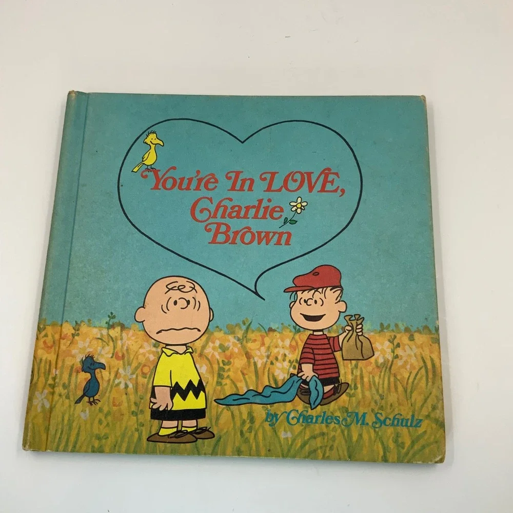 Vintage 1968 You're In Love Charlie Brown Charles M Schulz First Edition Book